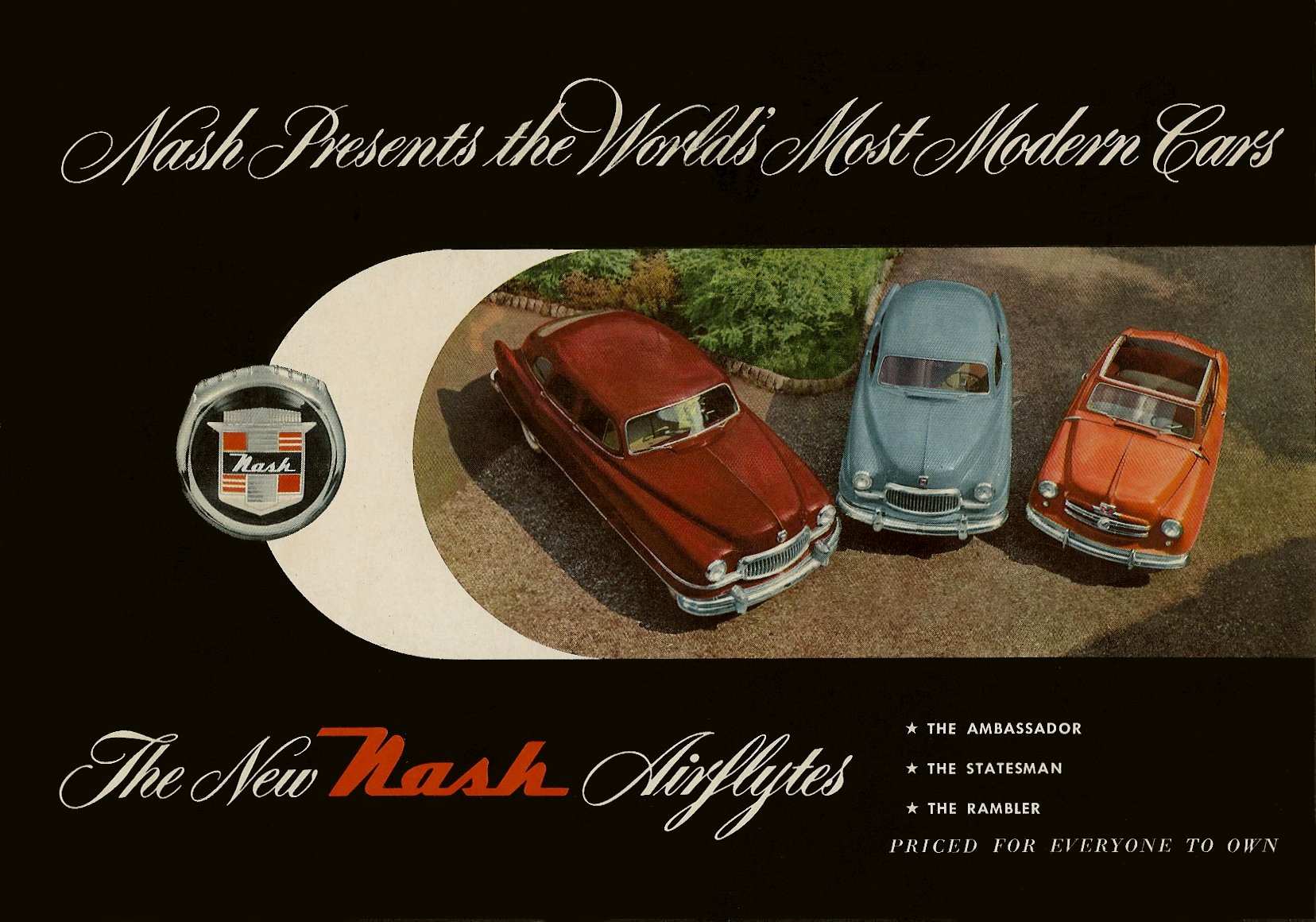 1951 Nash Airflyte All Models Brochure